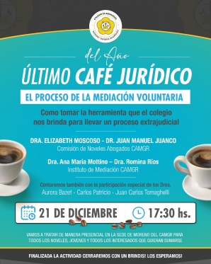 ÚLTIMO CAFÉ JURÍDICO